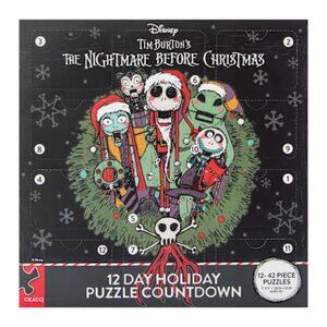Disney The Nightmare advent Before Christmas 12-Day Holiday Puzzle Countdown